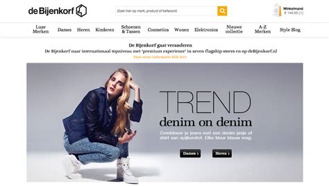 bijenkorf webshop.